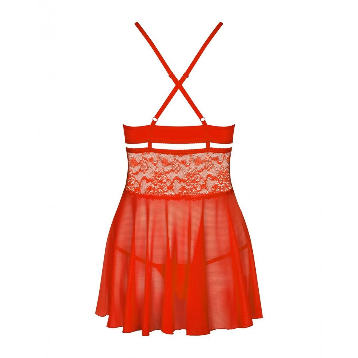 Baby-doll Obsessive 838-BAB-3 Rosso S/M
